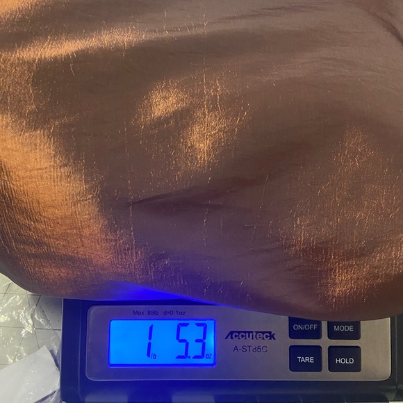 Silk shantung over 3 yards lowest price I can offer STUNNING - Picture 5 of 6